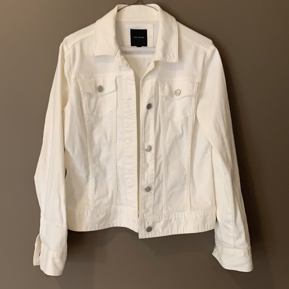 White denim jacket